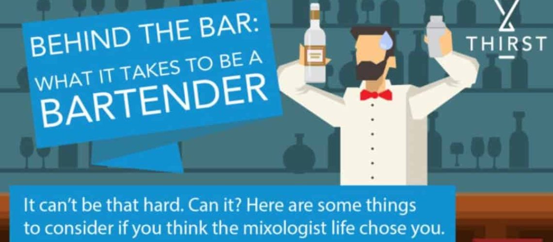 WHAT IT TAKES TO BE A BARTENDER
